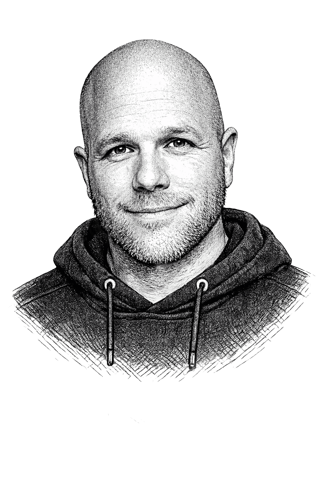 Portrait sketch of Seth Webster